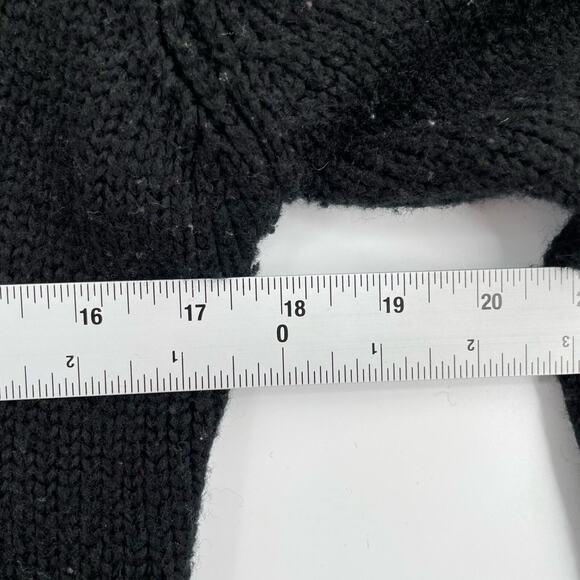 Vintage Matix‎ V-Neck Rib Knit Sweater Women's Size Large Black - Picture 12 of 12